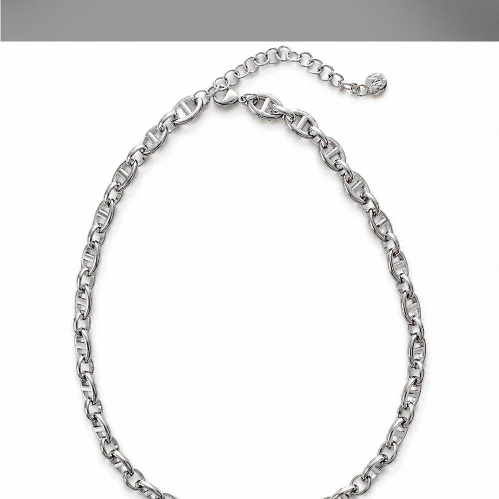 Silver Link Designer Inspired Necklace